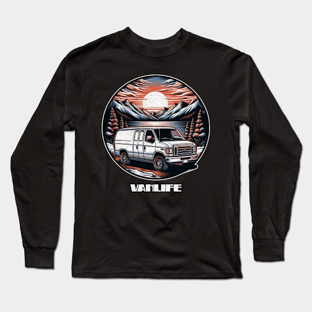 Snow vanlife Long Sleeve T-Shirt by Tofuvanman